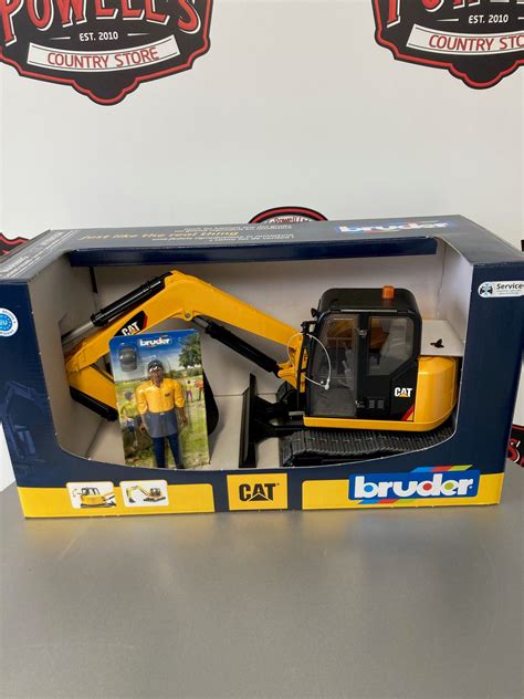 bruder mini cat excavator|bruder excavator toy.